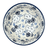 Bowl, Round, 6.5" in "Blue Polish Garden" by Manufaktura | M084S-JZ46