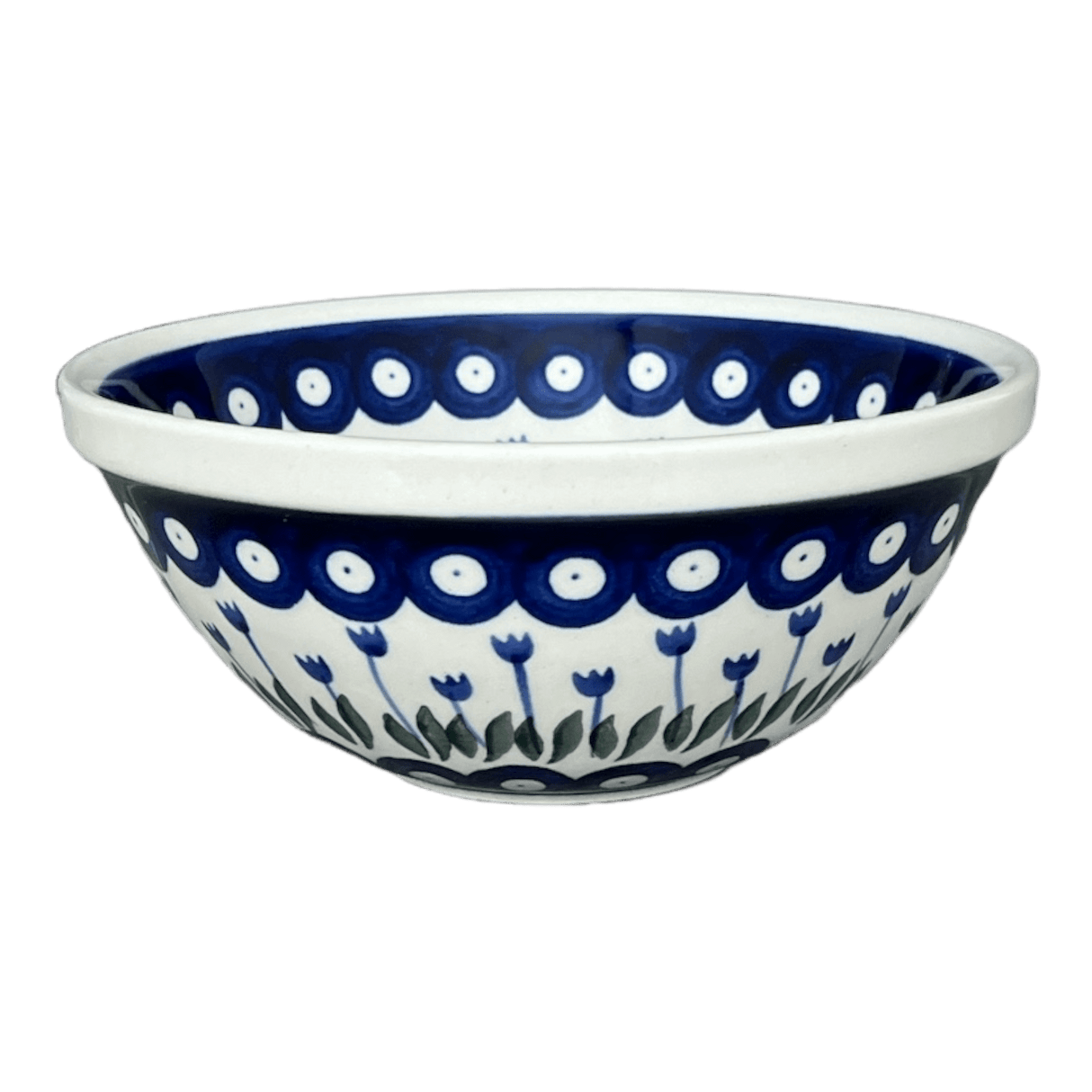 Bowl, Round, Kitchen, 6.75" in "Tulip Dot" by Ceramika Artystyczna | A058-377Z