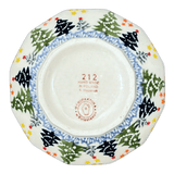 Bowl, Multiangular, 5" in "Festive Forest" by Manufaktura | M058U-INS6