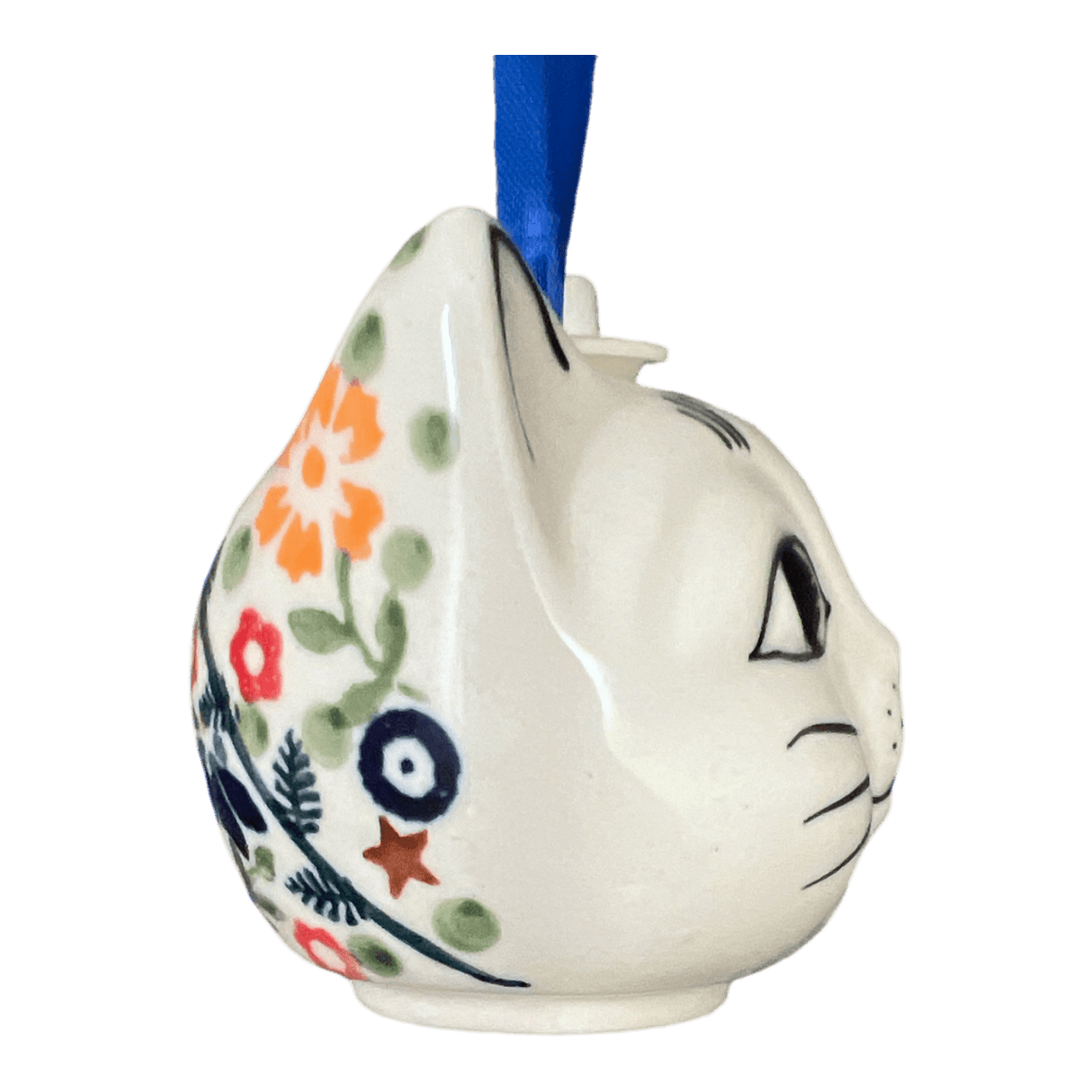 Ornament, Cat Head in "Full Bloom" by Manufaktura | K142S-EO34