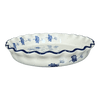 Polish Pottery Quiche/Pie Dish, 10" in "In the Wind" by Ceramika Artystyczna | A636-2788X at PolishPotteryOutlet.com