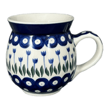 Mug, Belly Mug, 16 oz in "Tulip Dot" by Ceramika Artystyczna | A073-377Z