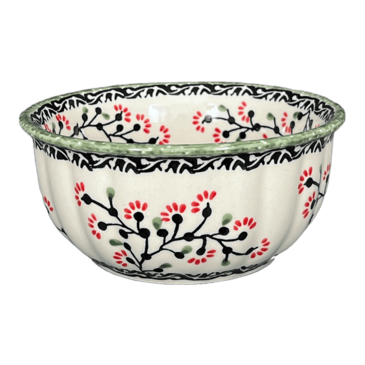 Bowl, Round, 5.5" in "Cherry Blossoms" by Manufaktura | M083S-DPGJ