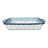 Casserole, Rectangular, Handles, 13" x 8" in "Koi Pond" by Ceramika Artystyczna | AA59-2372X