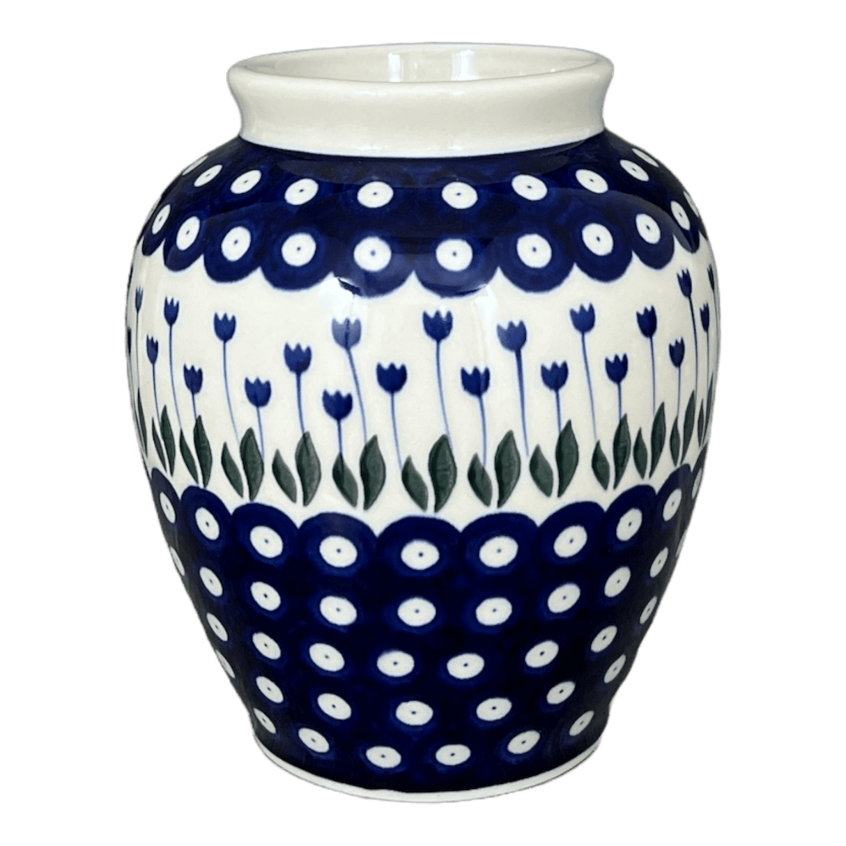 Vase, Tall, 6.5" in "Tulip Dot" by Ceramika Artystyczna | A345-377Z