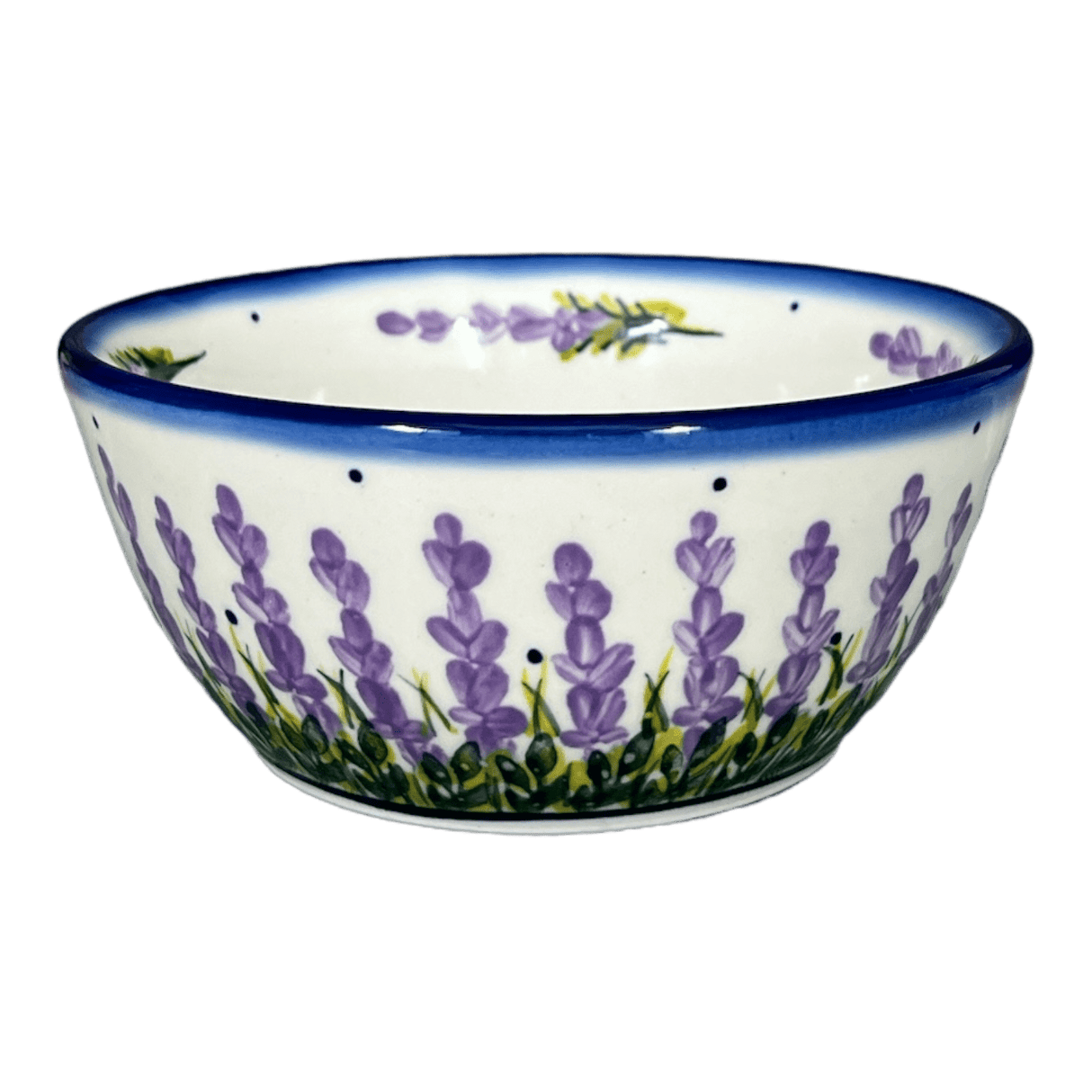 Bowl, Round, 6", WR (WR12B) in "Lavender Fields" by W.R. Ceramika | WR12B-BW4