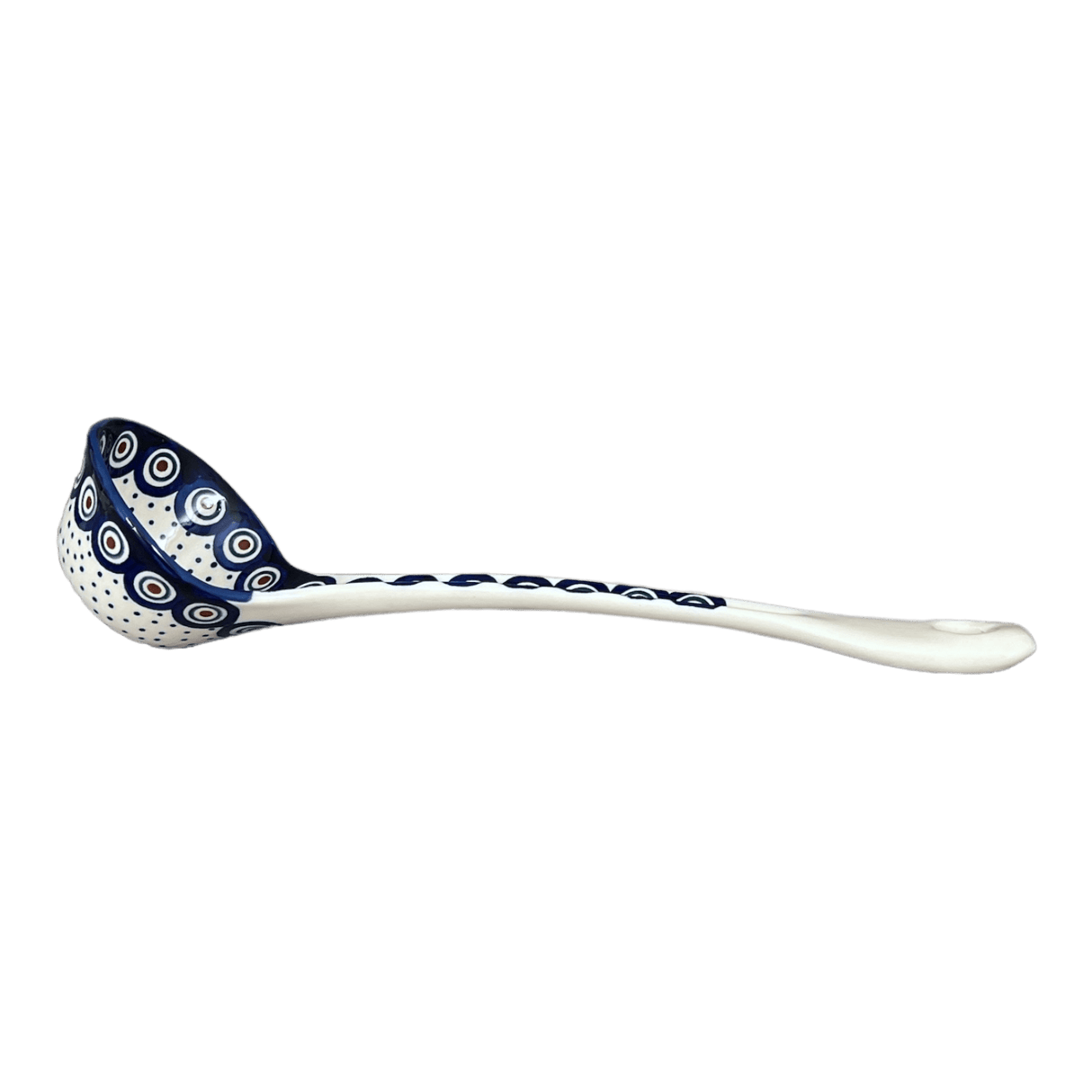 Ladle, Soup, 12" in "Peacock Dot" by Manufaktura | C020U-54K