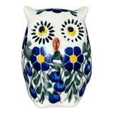 Figurine, Owl, 3" Small, WR (WR40J) in "Modern Blue Cascade" by W.R. Ceramika | WR40J-GP1