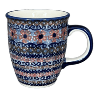 A picture of a Polish Pottery Small Mars Mug (Sweet Symphony) | K081S-IZ15 as shown at PolishPotteryOutlet.com/products/mars-mug-sweet-symphony-k081s-iz15
