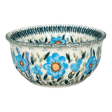 Bowl, Round, 6.5" in "Baby Blue Blossoms" by Manufaktura | M084S-JS49