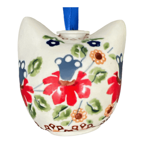 Ornament, Cat Head in "Mediterranean Blossoms" by Manufaktura | K142S-P274