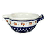 Bowl, Round, Mixing Bowl, 1.25 Quart in "Persimmon Dot" by Zaklady | Y1252-D479