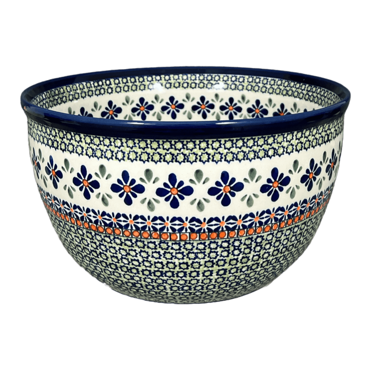 Bowl, Round, Extra Deep, 10.5" in "Emerald Mosaic" by Zaklady | Y986A-DU60