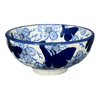Polish Pottery Dipping Bowl (Blue Butterfly) | M153U-AS58 at PolishPotteryOutlet.com