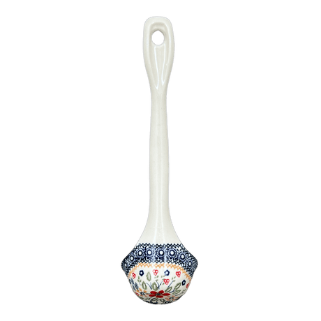 Ladle, Soup, 12" in "Ruby Bouquet" by Manufaktura | C020S-DPCS