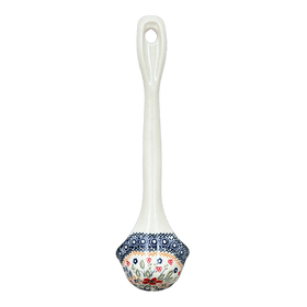 Polish Pottery Ladle, Soup, 12" in "Ruby Bouquet" by Manufaktura | C020S-DPCS Additional Image at PolishPotteryOutlet.com