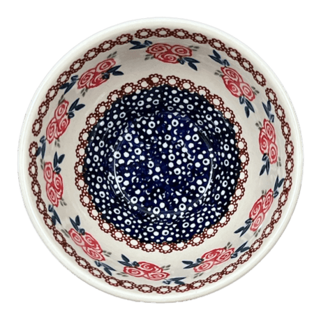 Bowl, Round, Fancy, 5.5" in "Parade of Roses" by Manufaktura | C018T-MCR1