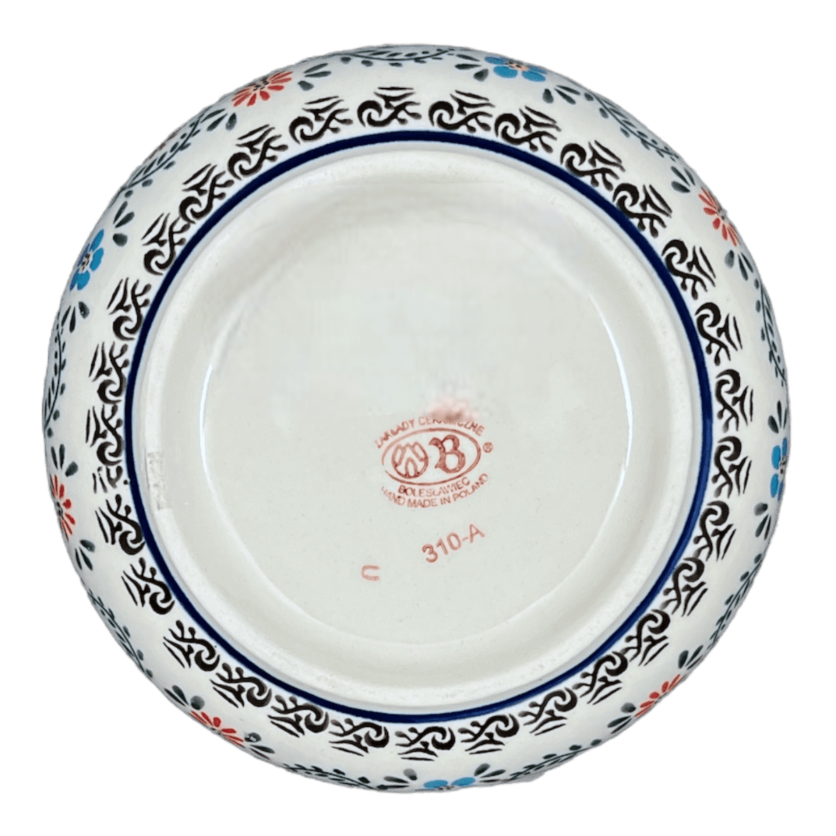 Bowl, Round, Magnolia, 7.25" in "Climbing Aster" by Zaklady | Y834A-A1145A