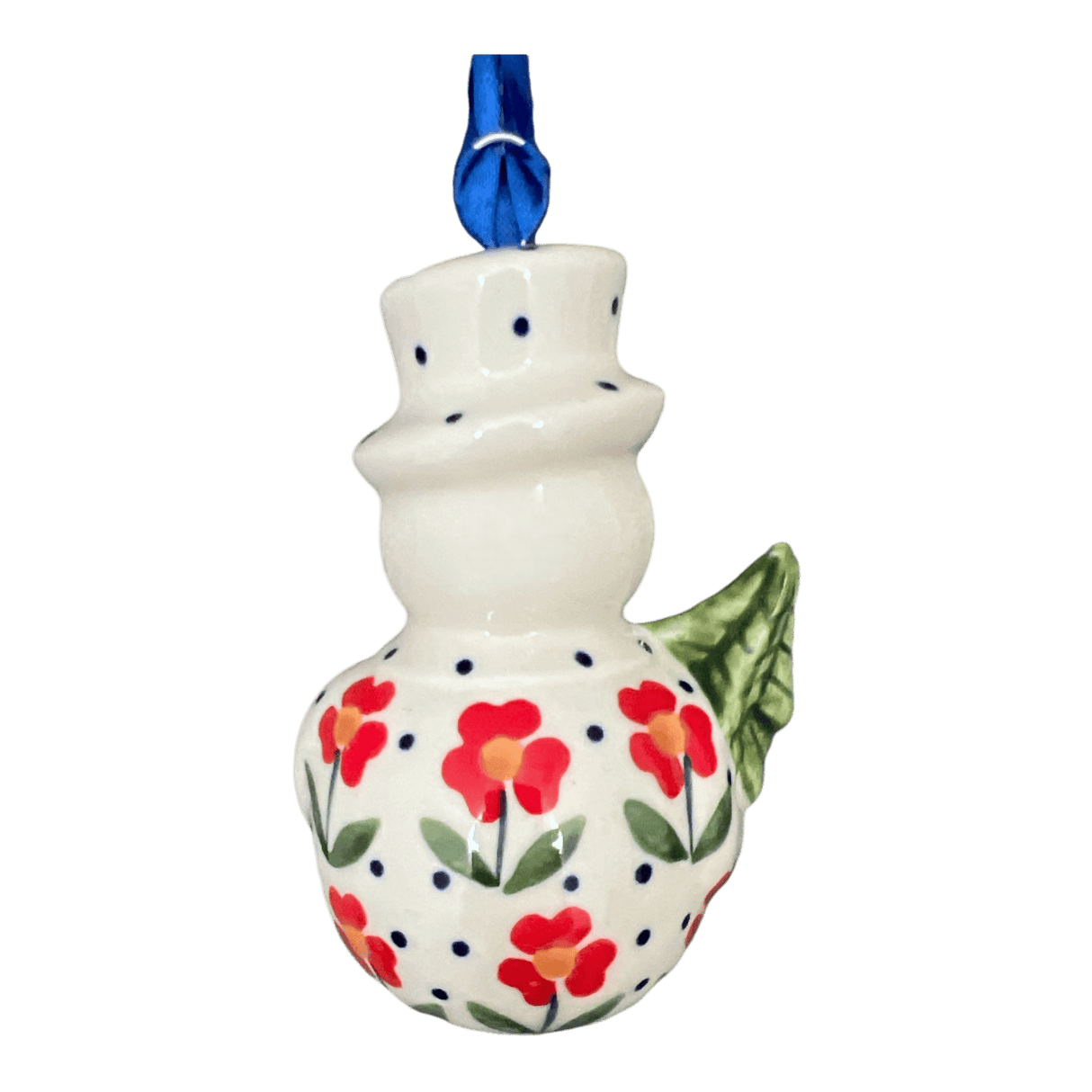 Ornament, Snowman with Tree, 2" in "Simply Beautiful" by Manufaktura | K143T-AC61