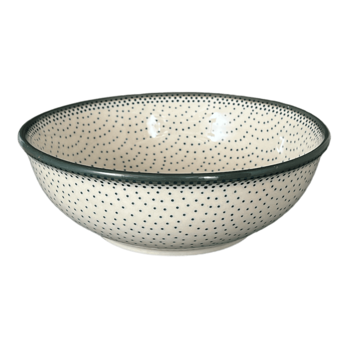 Bowl, Round, 8.5" in "Misty Green - Solid Rim" by Manufaktura | M135U-61ZA