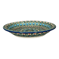 A picture of a Polish Pottery Bowl, Round, Pasta, 9.25" Bowl in "Amsterdam" by Manufaktura | T159S-LK as shown at PolishPotteryOutlet.com/products/9-25-pasta-bowl-amsterdam-t159s-lk