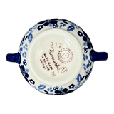 Bowl, Round, Sugar Bowl, 3.5" in "Duet in Blue" by Manufaktura | C015S-SB01