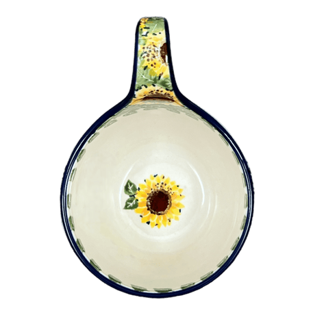 Bowl, Round, Loop Handle, 16 oz in "Sunflower Field" by Ceramika Artystyczna | A845-U4737