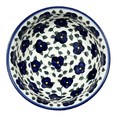 Bowl, Round, 7.75", WR (WR12D) in "Pansy Storm" by W.R. Ceramika | WR12D-EZ3