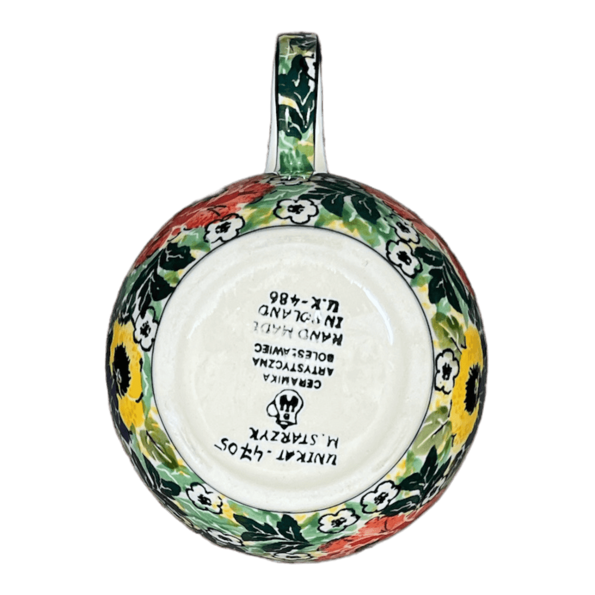 Bowl, Round, Loop Handle, 16 oz in "Tropical Love" by Ceramika Artystyczna | A845-U4705