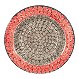 Plate, Round, Soup Plate, 9.25" in "Coral Fans" by Ceramika Artystyczna | A014-2199X