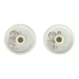 Salt & Pepper, 3.75" in "English Blue" by Manufaktura | S086U-AS53