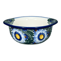 A picture of a Polish Pottery Bowl, Round, Soup, 22 oz, WR (WR51B) in "Impressionist's Dream" by W.R. Ceramika | WR51B-AB3 as shown at PolishPotteryOutlet.com/products/soup-bowl-small-casserole-impressionists-dream-wr51b-ab3