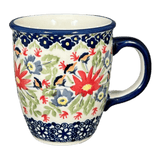 Mug, Mars Mug, 10oz Small in "Floral Fantasy" by Manufaktura | K081S-P260