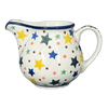 Polish Pottery Creamer, 10 oz in "Star Shower" by Ceramika Artystyczna | A341-359X at PolishPotteryOutlet.com