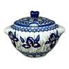 Polish Pottery 3" Sugar Bowl (Iris) | C003S-BAM at PolishPotteryOutlet.com