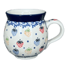 Polish Pottery Mug, Belly, 12 oz Medium in "Mixed Berries" by Ceramika Artystyczna | A070-1449X at PolishPotteryOutlet.com