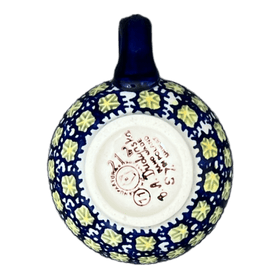 Polish Pottery Small Belly Mug (Iris) | K067S-BAM Additional Image at PolishPotteryOutlet.com