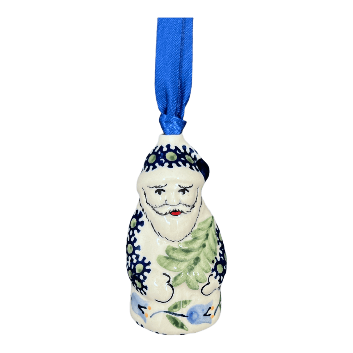 Ornament, Santa with Tree, 3" in "Lily of the Valley" by Manufaktura | K016T-ASD