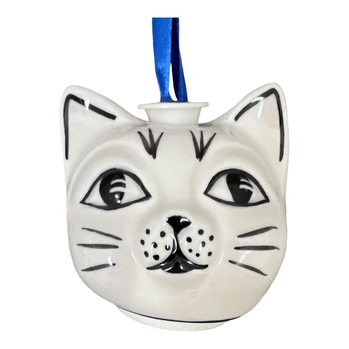 Ornament, Cat Head in "Floral Peacock" by Manufaktura | K142T-54KK