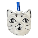 Ornament, Cat Head in "Floral Peacock" by Manufaktura | K142T-54KK