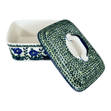 Butter Box, 5.75" x 4.25" in "Bouncing Blue Blossoms" by Manufaktura | M078U-IM03