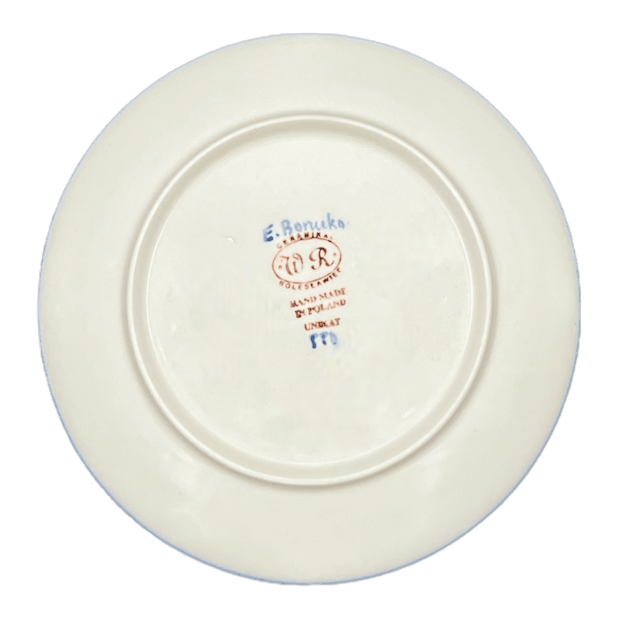 Plate, Round, Dinner, 10.25" Plate, WR (WR5C) in "Rainbow Field" by W.R. Ceramika | WR5C-WR54