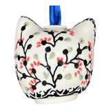 Ornament, Cat Head in "Cherry Blossoms" by Manufaktura | K142S-DPGJ