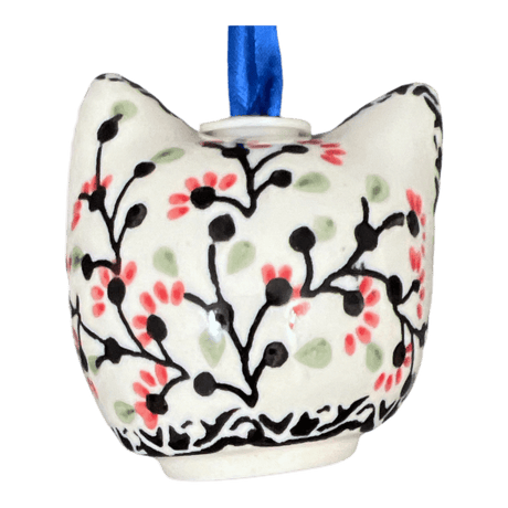 Ornament, Cat Head in "Cherry Blossoms" by Manufaktura | K142S-DPGJ