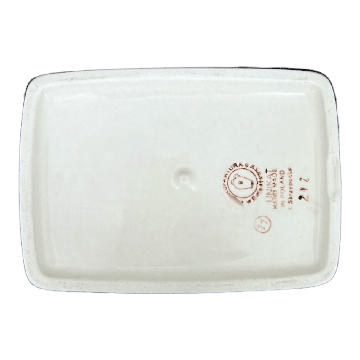 Butter Box, 5.75" x 4.25" in "Peacock Dot" by Manufaktura | M078U-54K