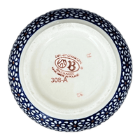 A picture of a Polish Pottery Butter Crock, 4.5" x 3.5" in "Ditsy Daisies" by Zaklady | Y1512-D120 as shown at PolishPotteryOutlet.com/products/butter-crock-ditsy-daisies-y1512-d120