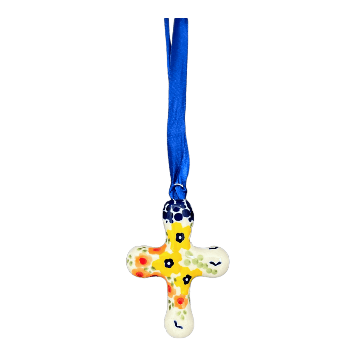 Ornament, Cross, 2" in "Brilliant Garden" by Manufaktura | K078S-DPLW