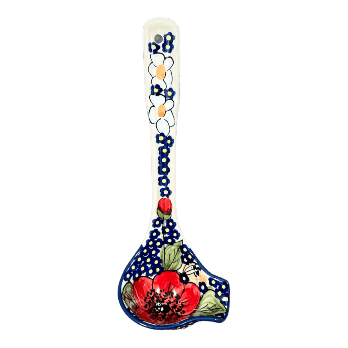 Ladle, Gravy, 7.5" in "Poppies & Posies" by Manufaktura | L015S-IM02