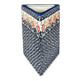 Vase, Triangular, 8" x 4.75" in "Flower Power" by Manufaktura | W027T-JS14