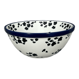 Bowl, Round, Kitchen, 7.75" in "Cowabunga - Blue Rim" by Ceramika Artystyczna | A057-2417X